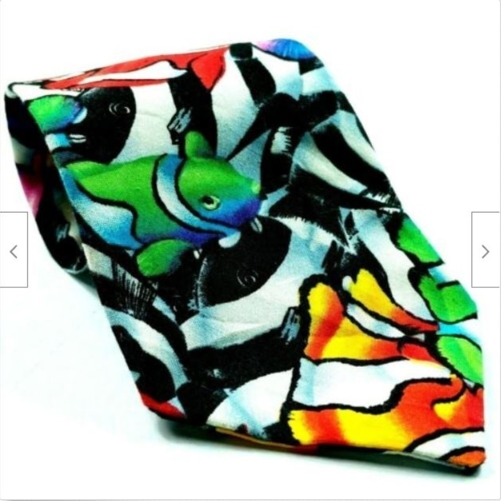 Clown Fish Sea Life Tie Salt Water